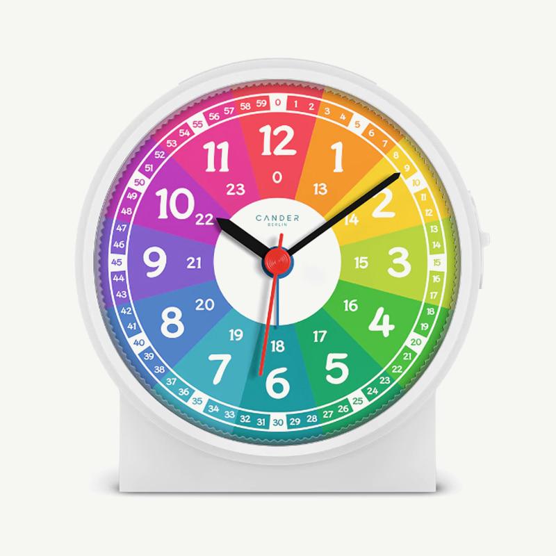 [From Germany] Kinder Desk Clock_Rainbow